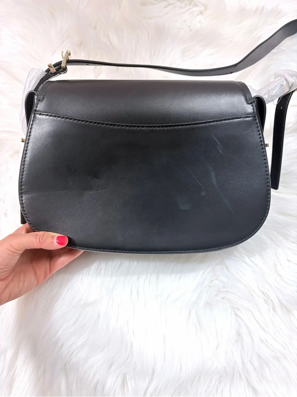 Michael Kors Lydia Small Leather Flap Messenger✨brand new
